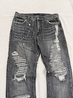 ''SCHLUSSEL'' flare denim pants