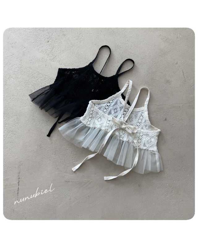 (即納)nunubiel : knit bustier