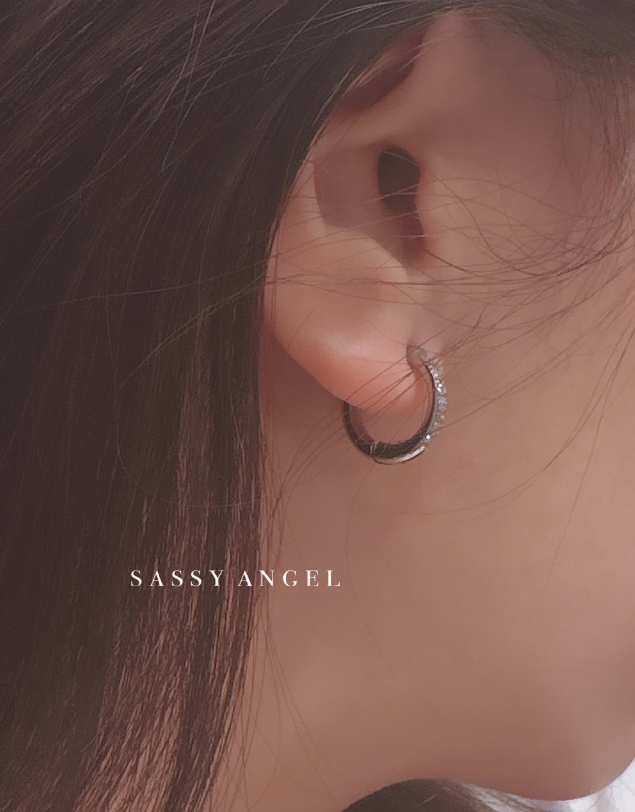 フープジルコニアイヤリング・イヤーカフ | SASSY ANGEL