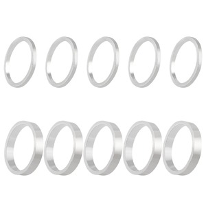 【数量限り】lifactlab. チェーンリング スペーサー 軽量 アルミ製 シングル化 取付 調整シム 1.0mmx5枚＋2.0mmx5枚セット
