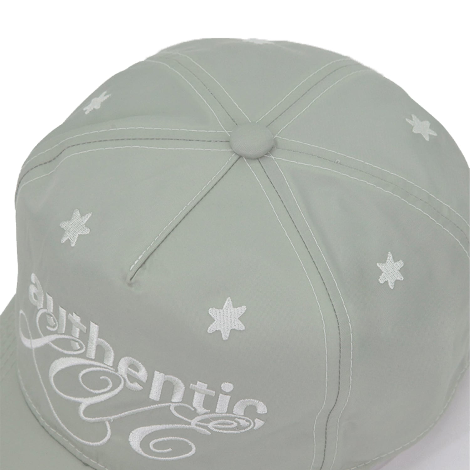 authentic love nylon cap -sagegreen- | neversaynever®︎