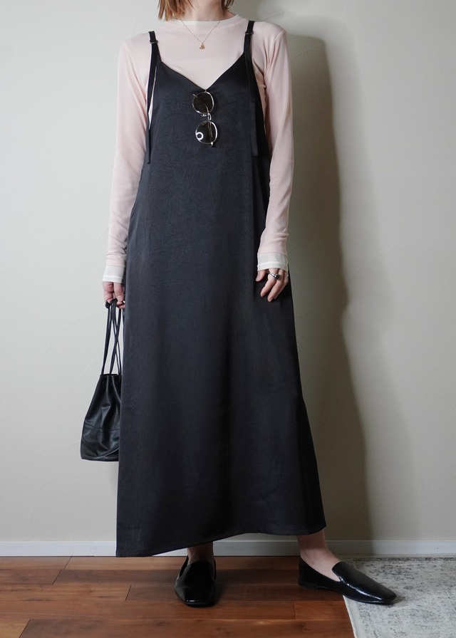 SALE！サテン　キャミワンピース