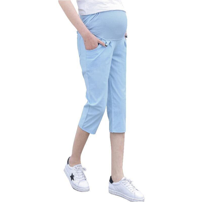 【新作】【送料無料】 コットンルーズマタニティパンツサマーベンチレーツパンツ妊娠OgrodniczkiJeansowe Damskie8カラーM-XXL 夏物 expec529798048439