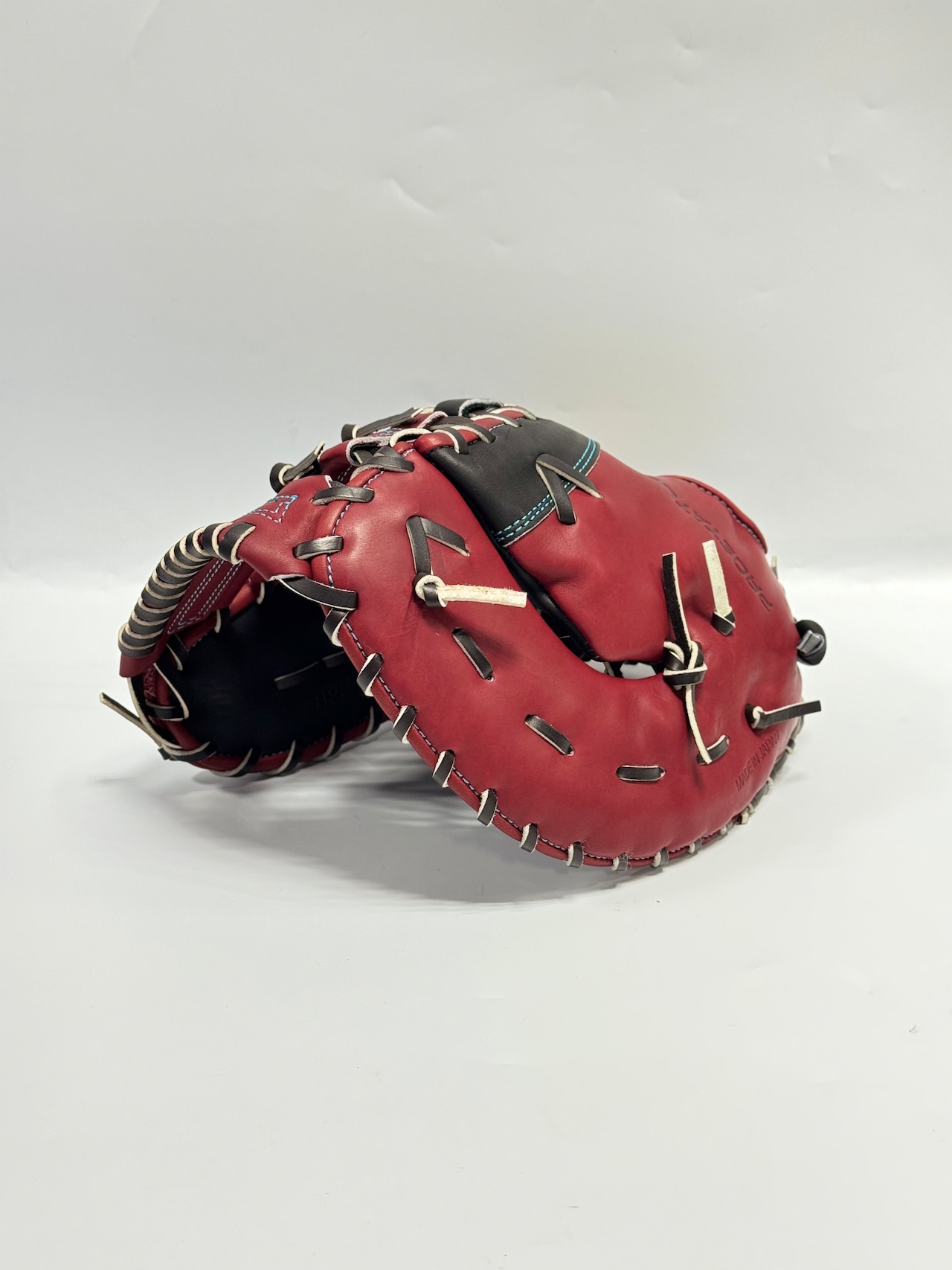 ZETT PROSTATUSーゼットプロステイタス michii supreme order 硬式グローブ ゼットミチイオリジナルグラブ 右投げ用 143型 (佐野恵太選手モデル) ブラック/ボルドーブラウン×ブラウン・画像5