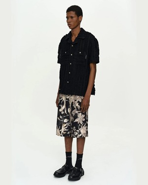 【26SS】ADSB Andersson Bell アンダーソンベル /KENLEY KNITTED OPEN COLLAR SHIRT / シャツ