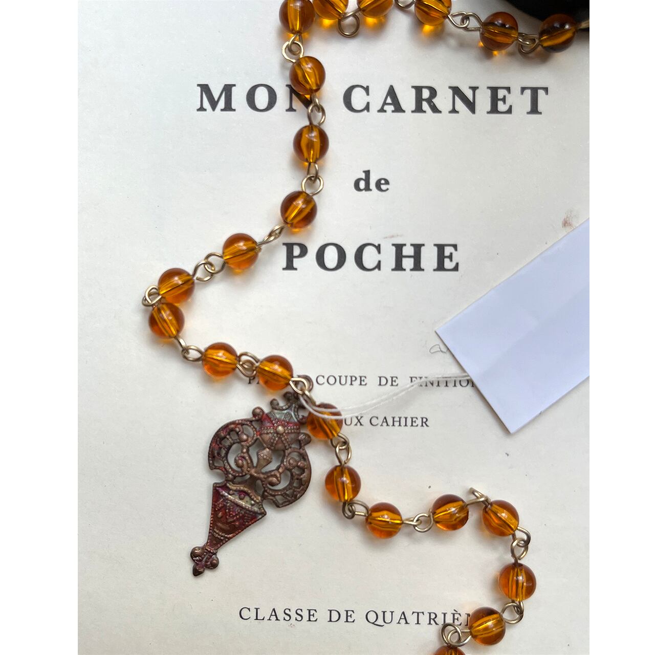 vintage《真鍮 パーツ》/約3.8cm×1.8cm 1個