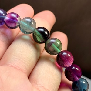 ー極ー 濃厚な色合い極上フローライトブレスレット