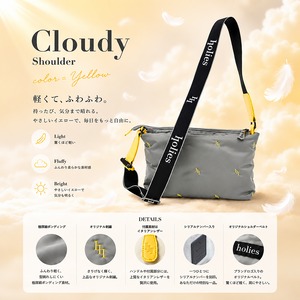 【holies】 CLOUDY Shoulder bag 豊岡鞄 (NY51)