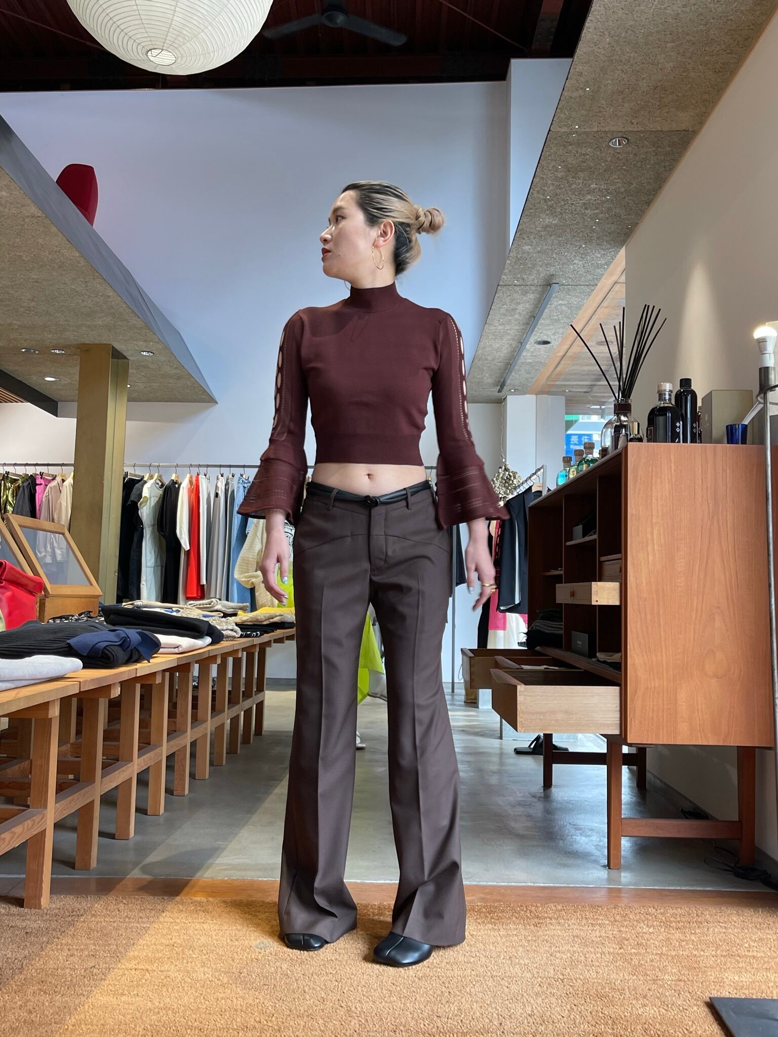 23SS】FETICO フェティコ / BACK SLIT TROUSERS | TRENT  