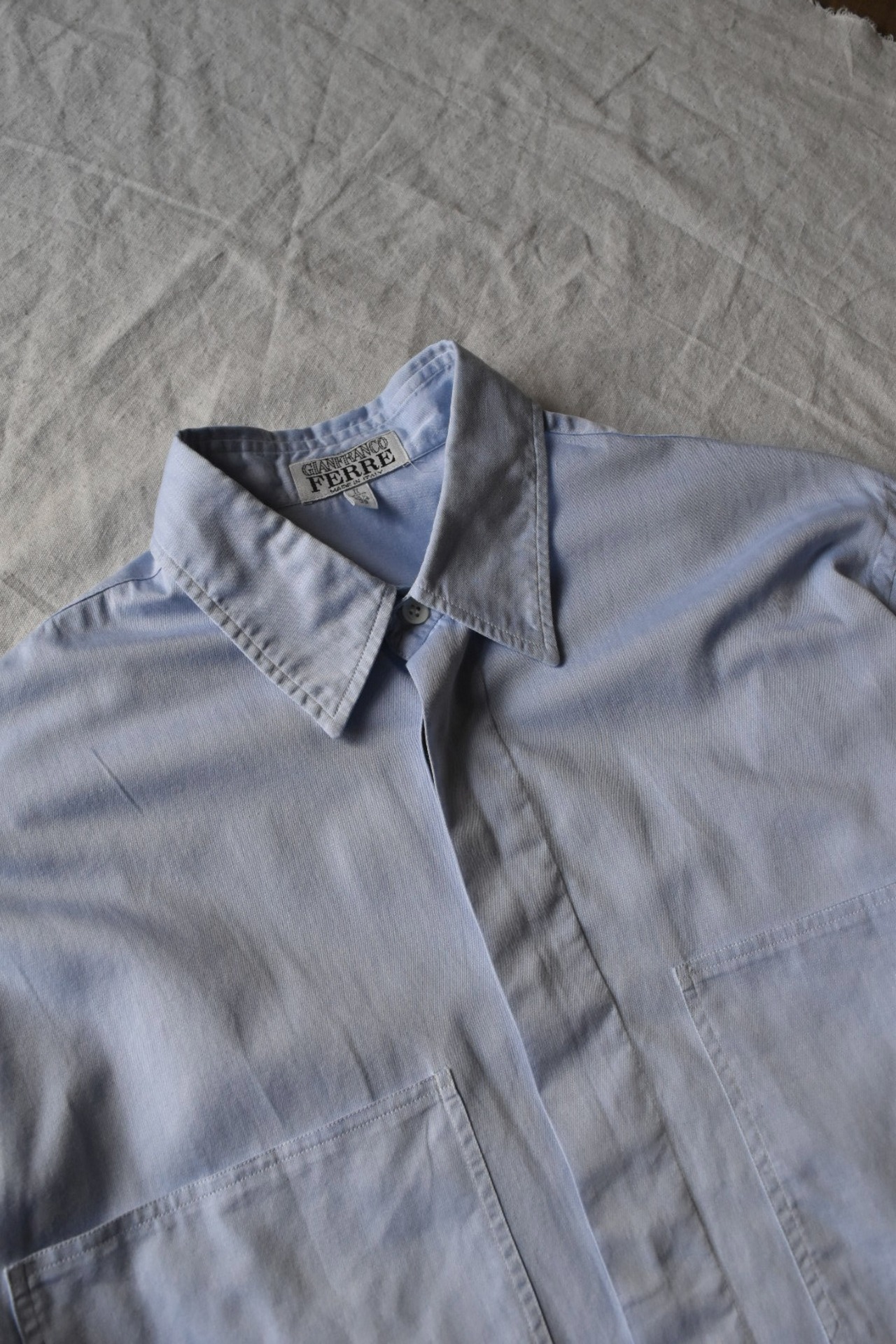 "GIAN FRANCO FERRE" Light blue shirt