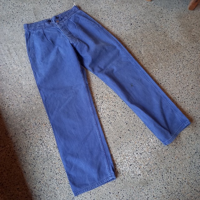 フランス軍 or 国営企業用 ワークパンツ used [110013]