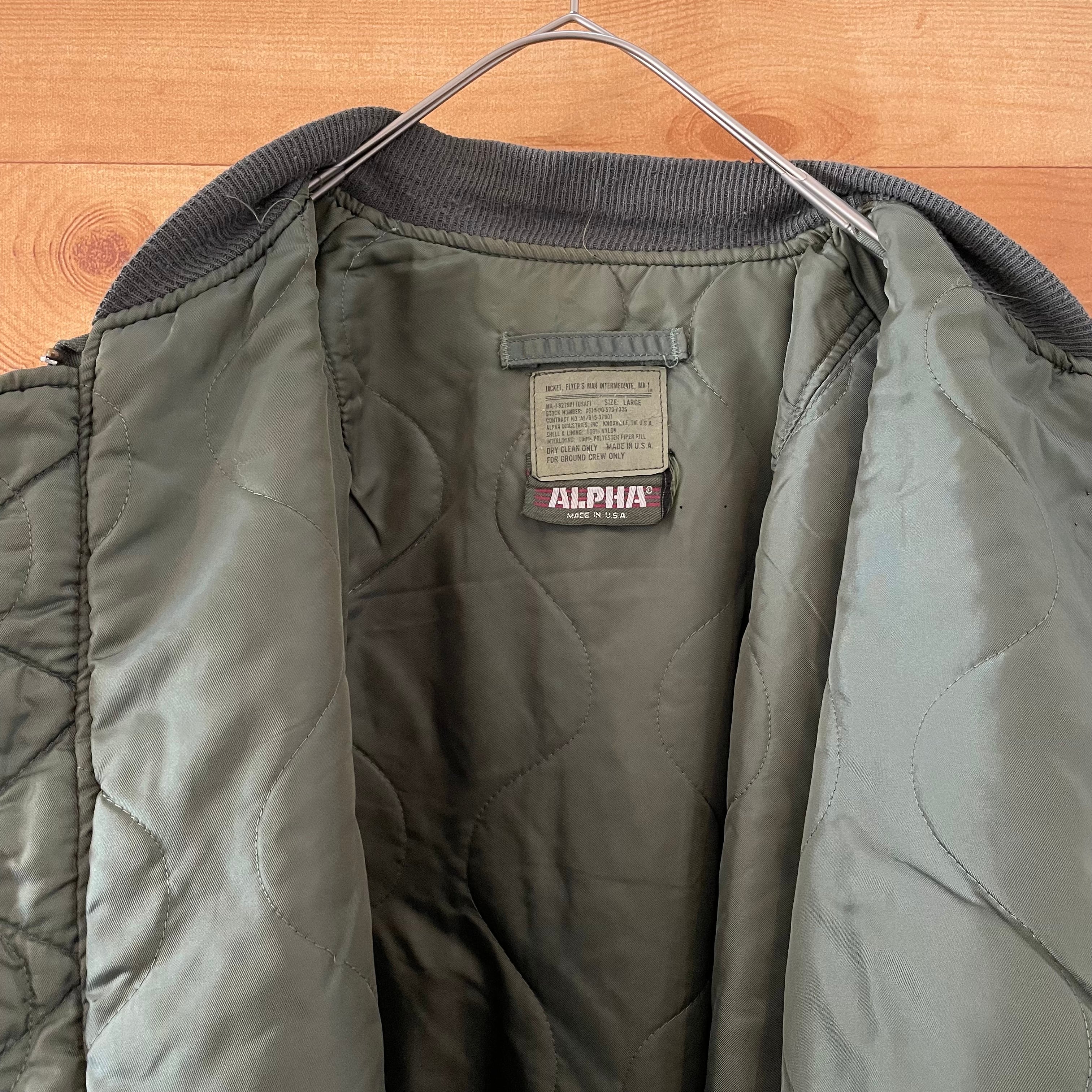 Alpha Industries】80s USA製 旧タグ MA-1 レプリカ フライト ...