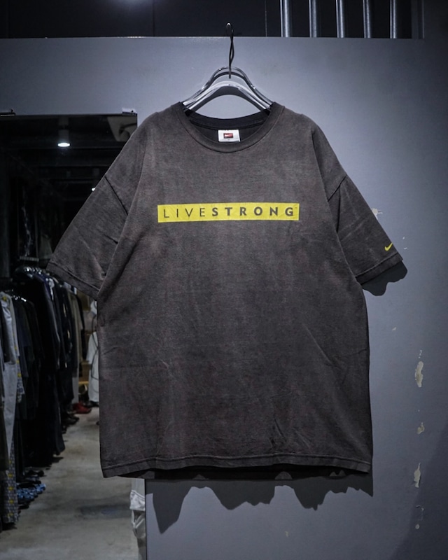 【add (C) vintage】“OLD NIKE” Box Logo Super Fade T-Shirt