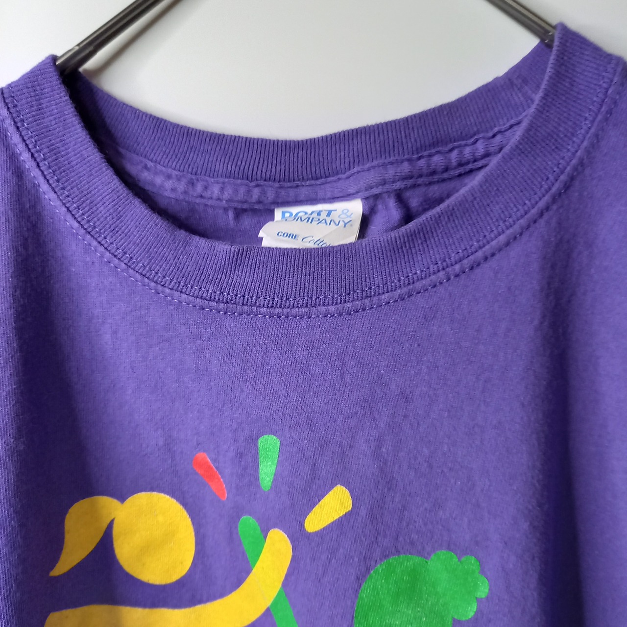 PORT&COMPANY　クルーネック　プリントTシャツ　ビッグプリント　XL