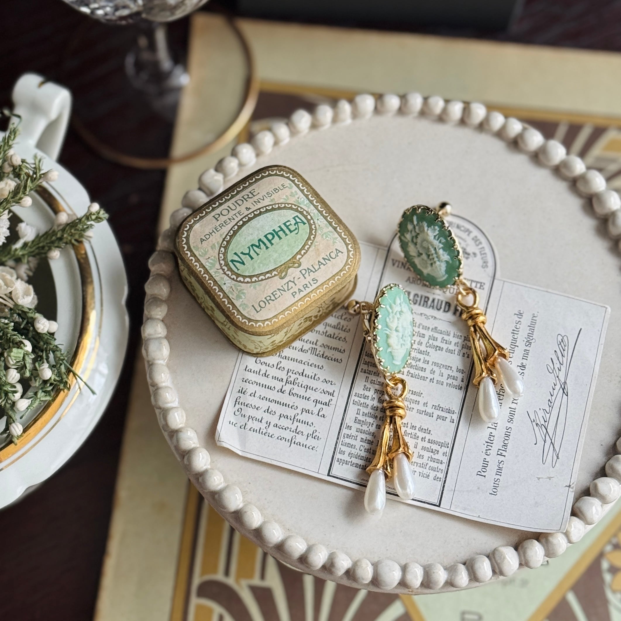 Camée Noir Ring【vintage】 | maruo