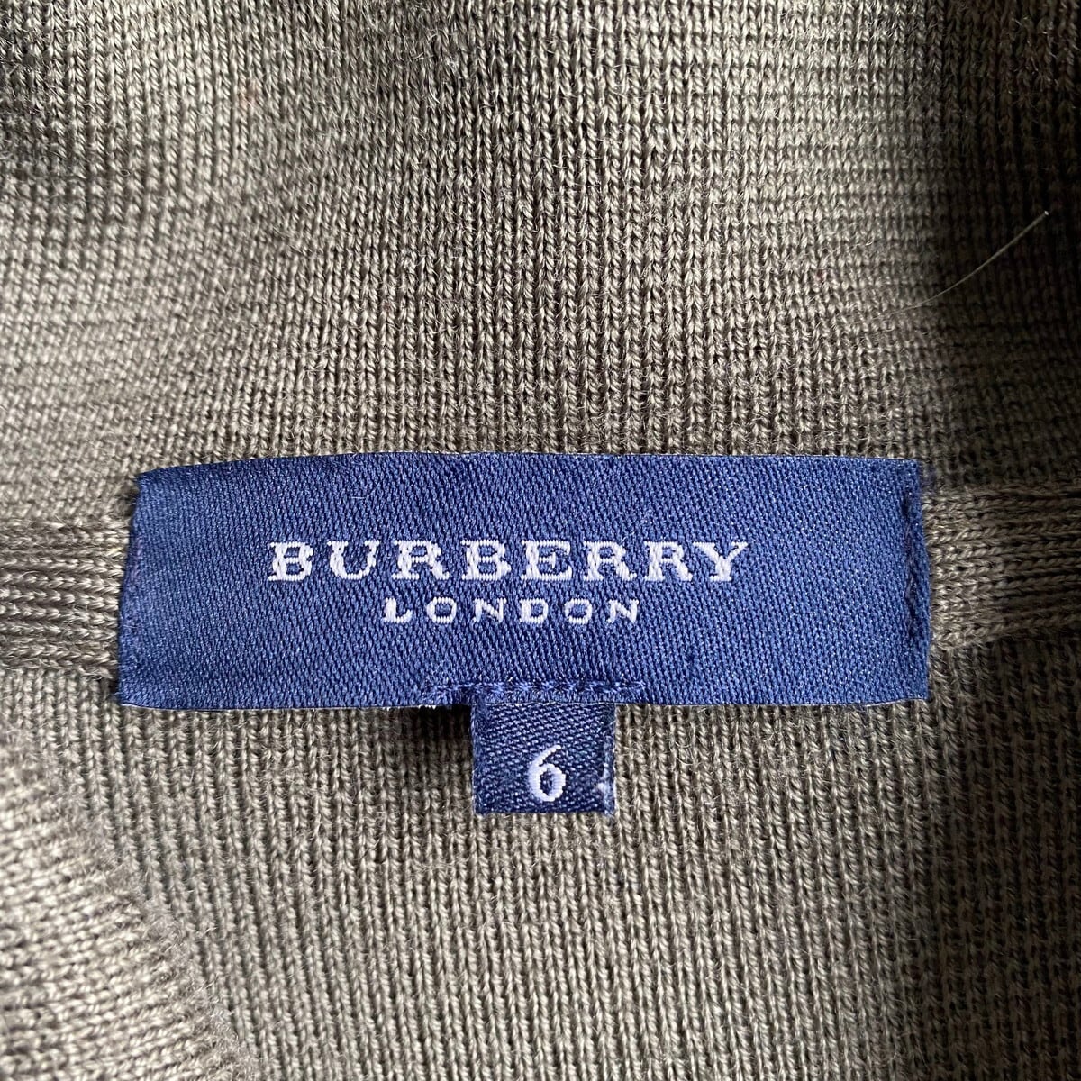 BURBERRY LONDON バーバリー ロンドン 襟付き ニットカーディガン