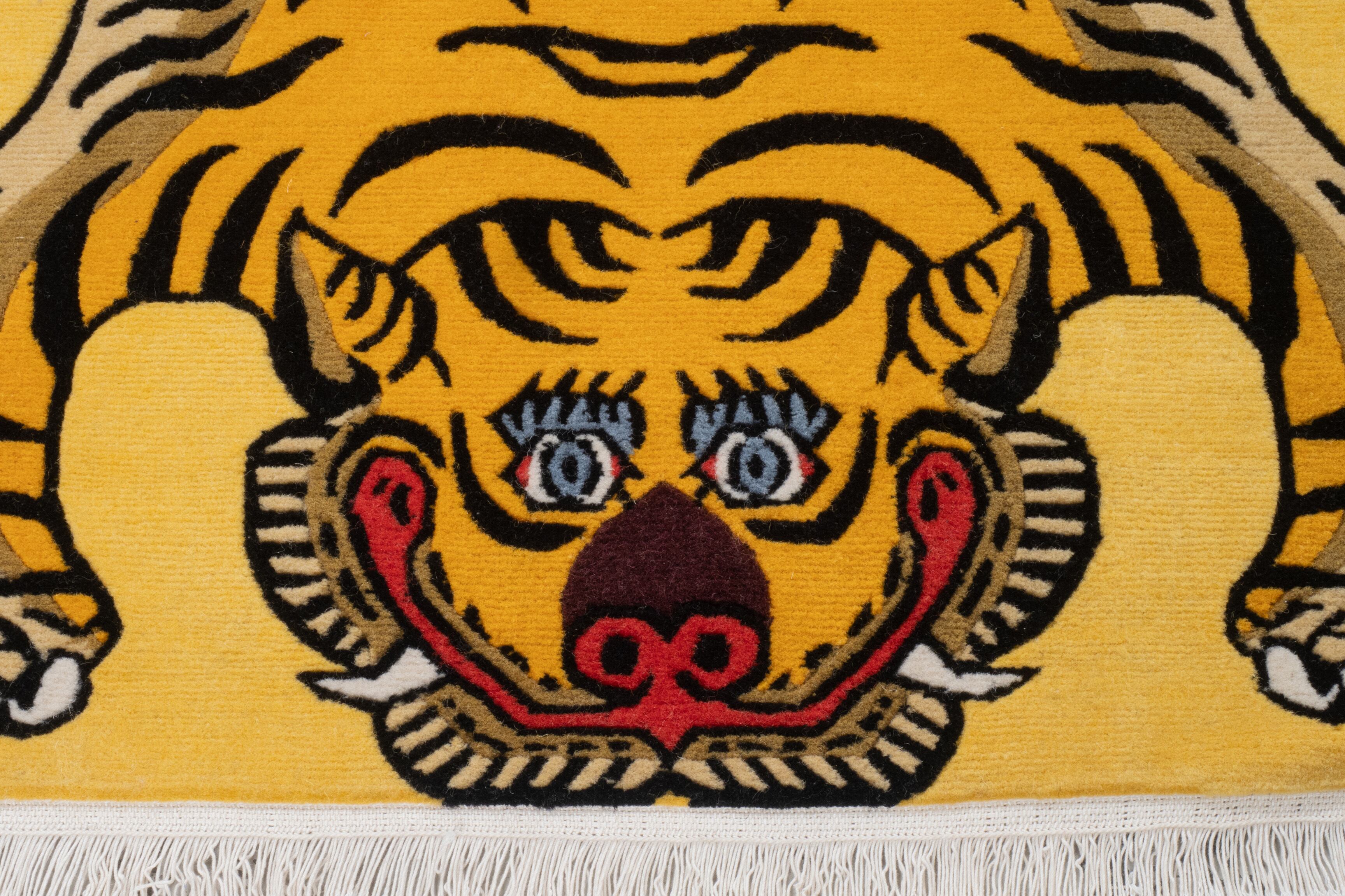 Tibetan Tiger Rug 《Sサイズ•ウール224》チベタンタイガーラグ