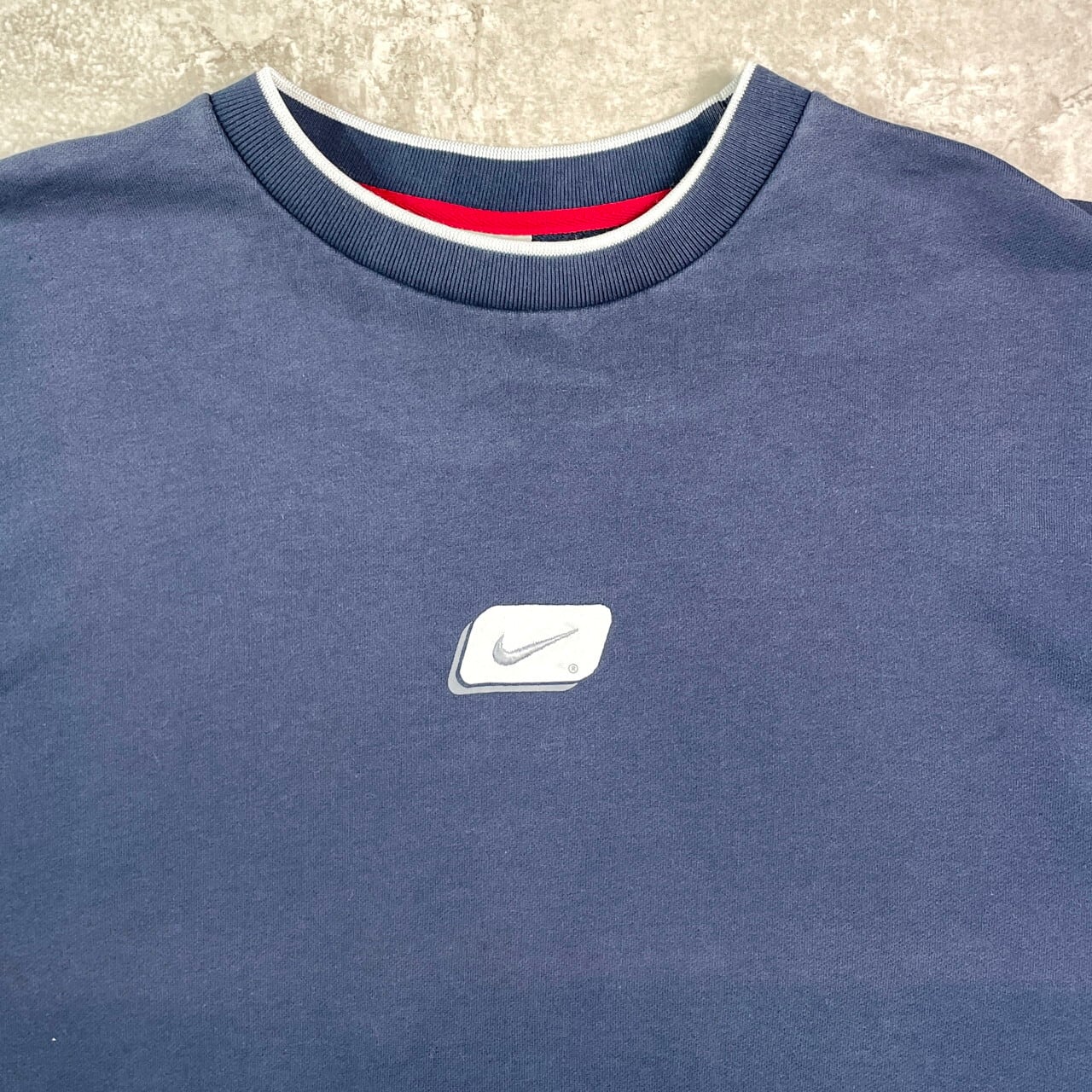 00年代 NIKE ナイキ センターロゴ スウェットシャツ メンズXL 古着 00s
