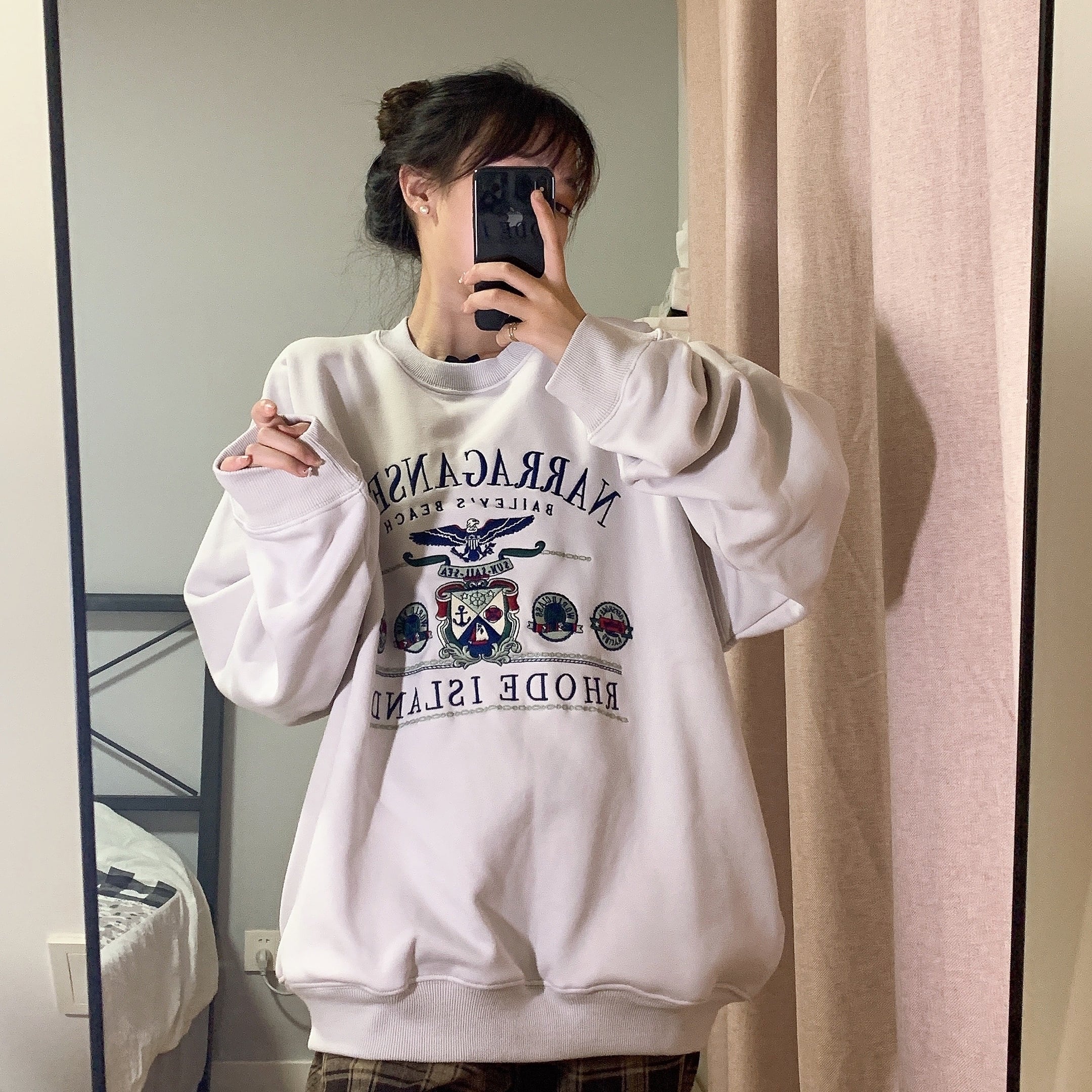 新品タグ付 SEMICOUTURE セミクチュール 半袖オーバーブラウス L 新品タグ付 SEMICOUTURE セミクチュール 半袖オーバーブラウス L