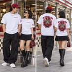 閻王 WHITE×RED S/S T-Shirt