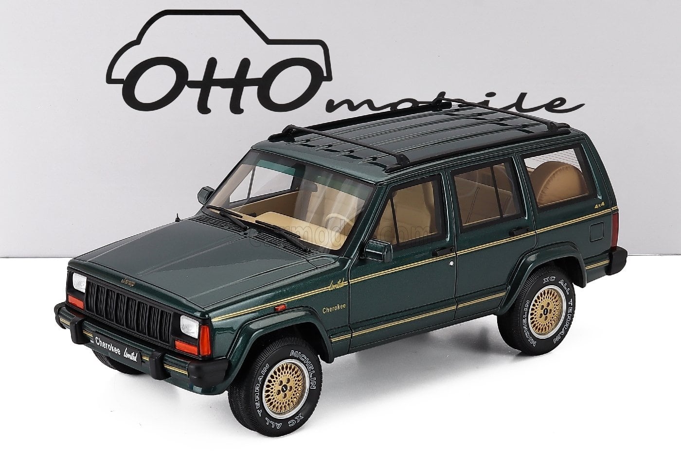 ミニカー アメ車 1/18 ジープ チェロキー XJ OTTO-MOBILE 1/18 JEEP