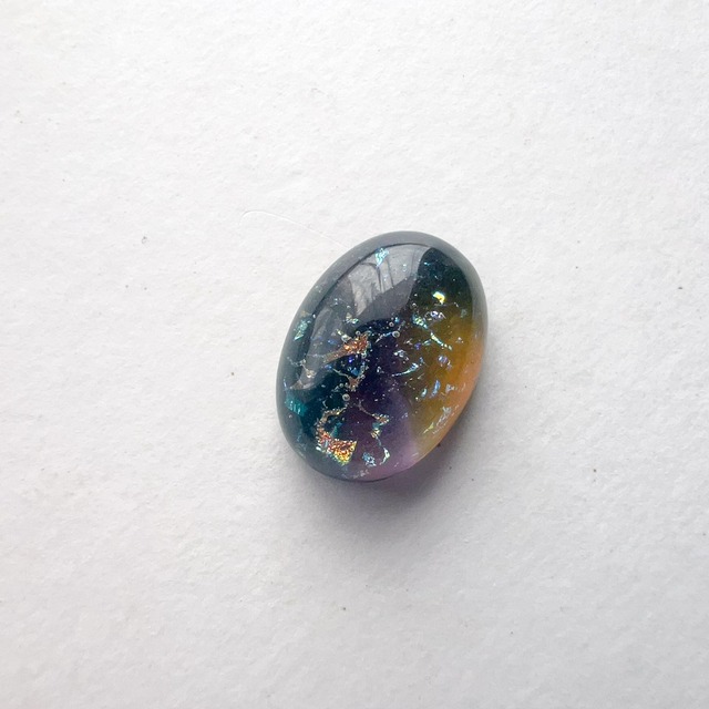 【硝子の宝石】オーバルカボション 13×18mm　#191