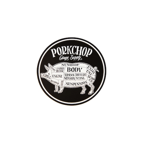 PORKCHOP CIRCLE STICKER