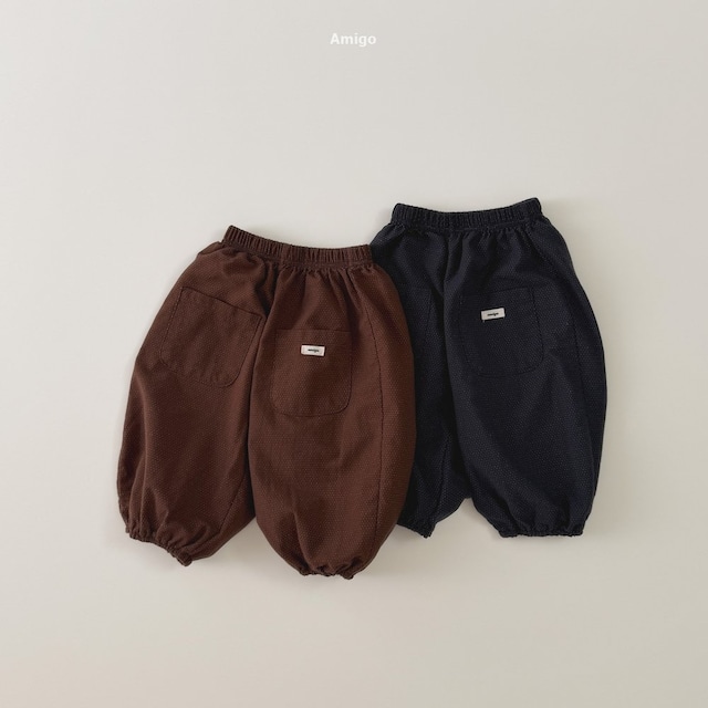 【取寄】amigo|vivi gojaengi pants|ビビゴジェンイパンツ|XS-XL|kids|26 autumn
