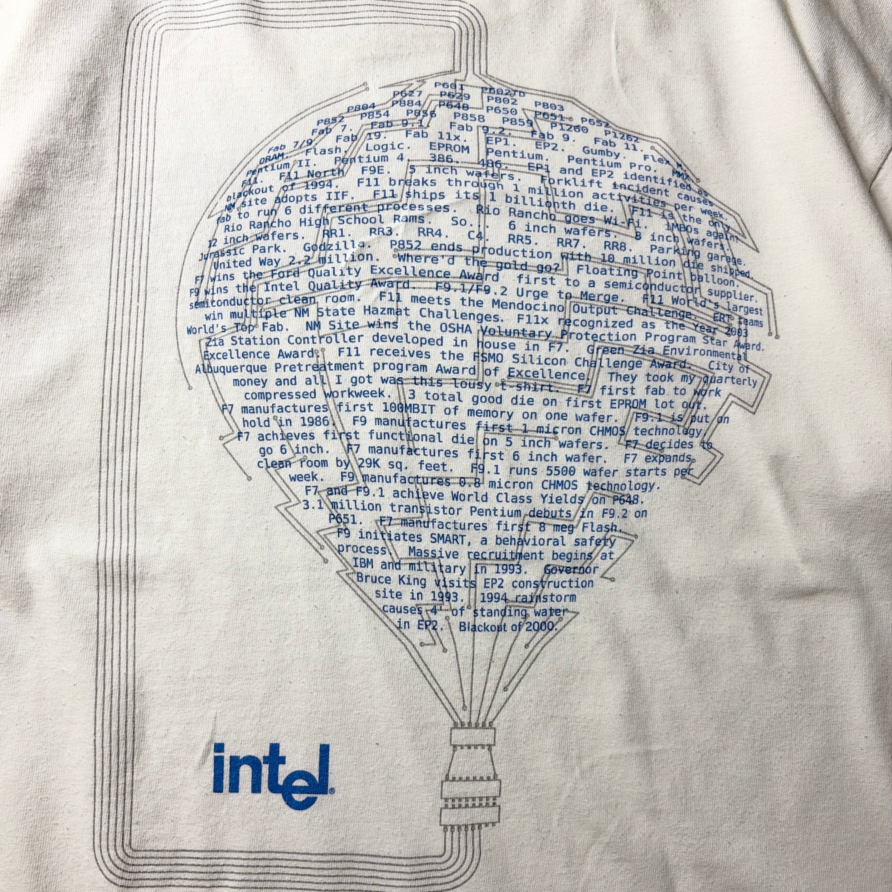 00s Intel Balloon Graphic Tee
