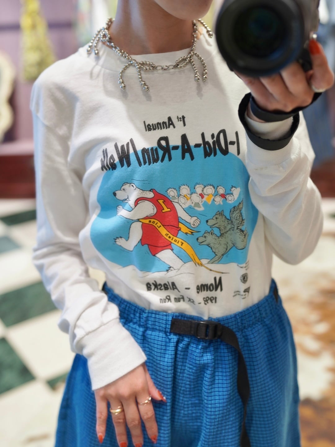Vintage "Graphic Long Sleeve T-Shirt"