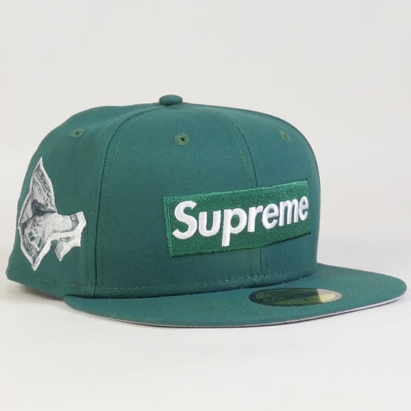 supreme  19ss new era green 7 5/8 緑