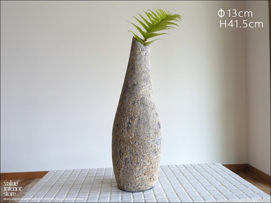 ドライフラワーベースallong/G 花器 テラコッタ レトロ調 アンティーク調 焼き物 地中海インテリア vase
