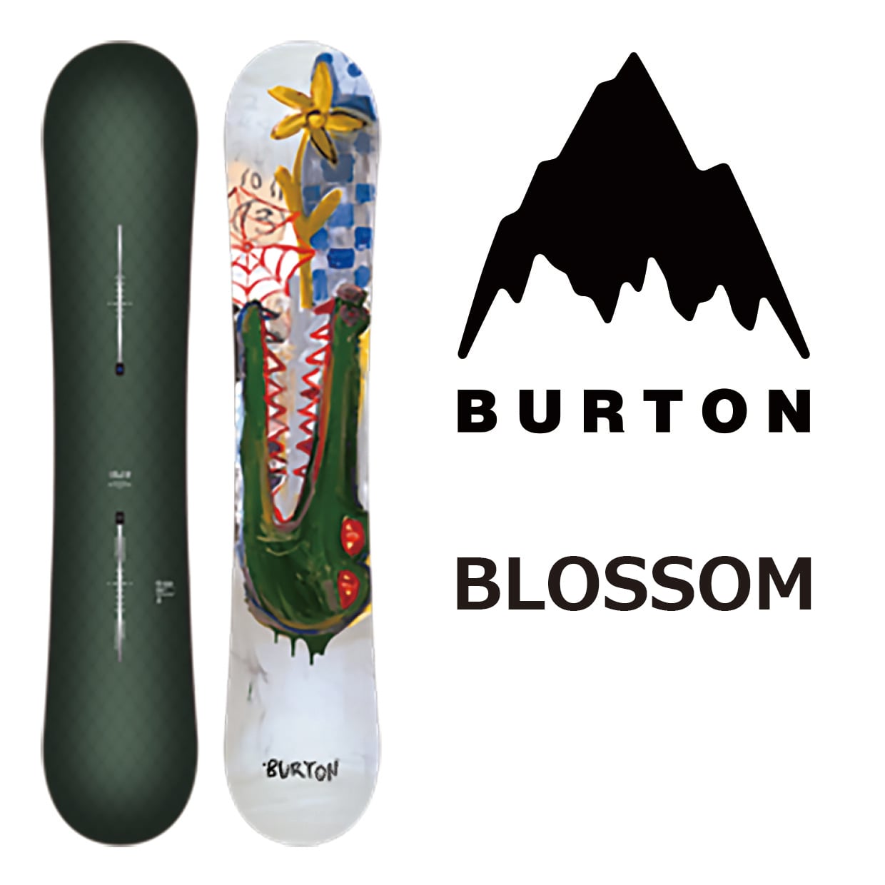 23-24年モデル BURTON . 『 BLOSSOM 』 . バートン . ブロッサム . キャンバー . フリーラン . フリースタイル .  パーク . カービング . パウダー . グラトリ . スノーボード