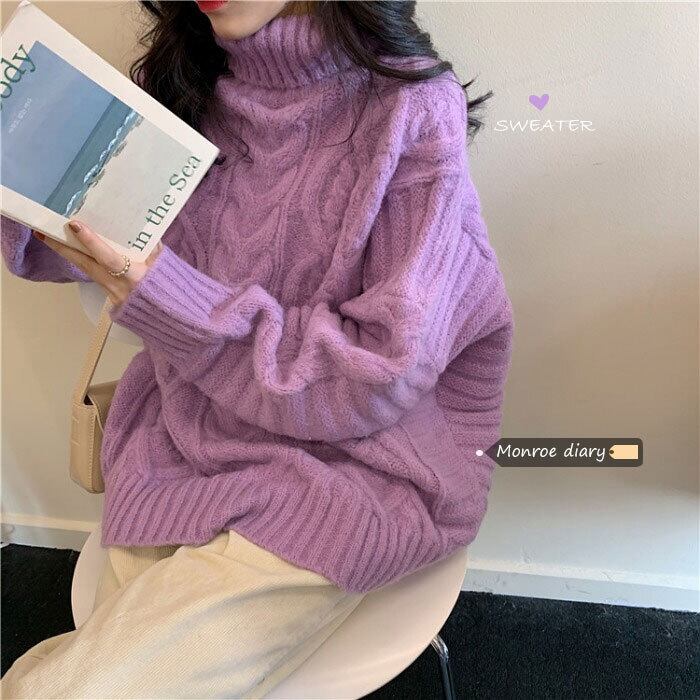 セーター レディースルーズスプリングスタンダードトップス レトロ 春物 モンロー94608795713