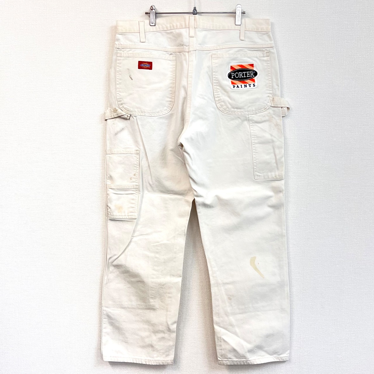 W35 L29 ] Dickies Double Knee Painter Pants Patch Custom 