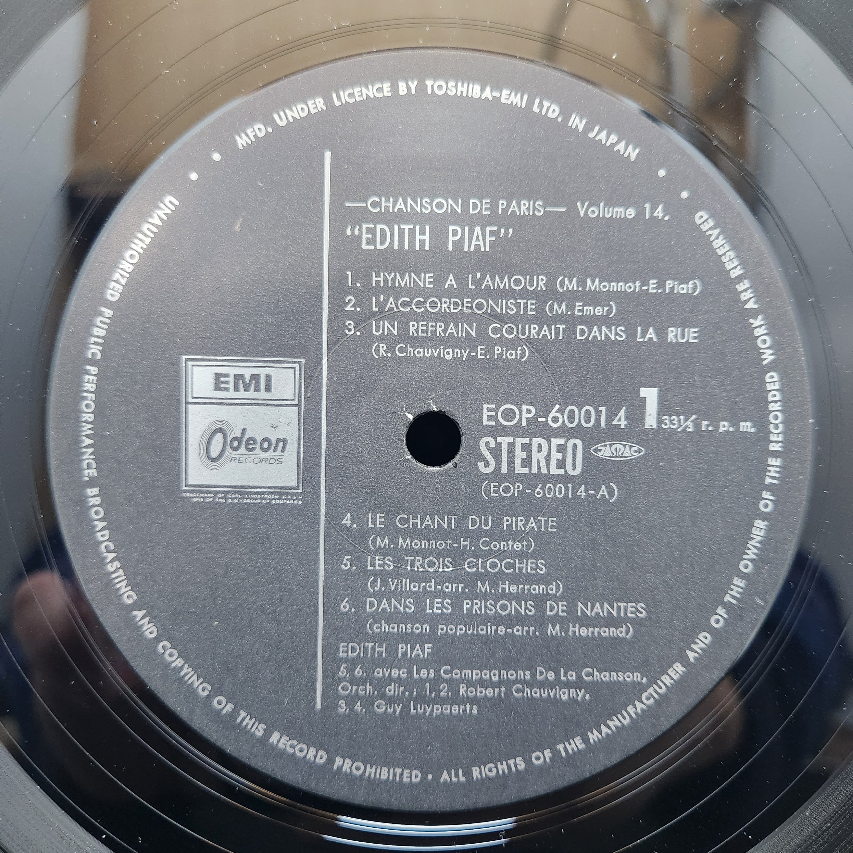 Edith Piaf / Edith Piaf [EOP-60014] - 画像3