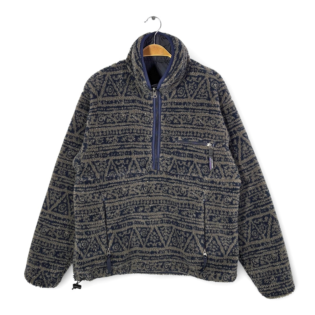 90s 美品 パタゴニア サラサ グリセード リバーシブル フリースジャケット 96年製 ブラック アウトドア PATAGONIA サイズS 古着 DD0518