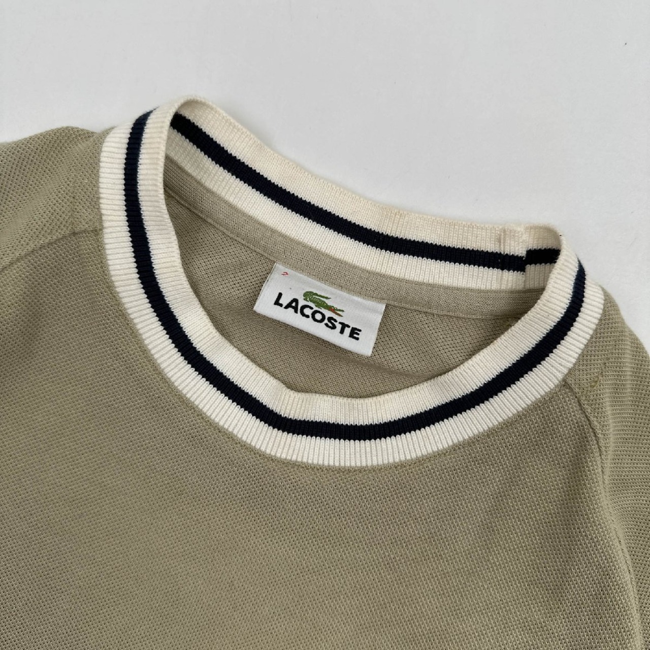 LACOSTE ラコステ ワニ刺繍 鹿の子 半袖 Tシャツ カットソー ポケット サイズ 2/ファブリカ