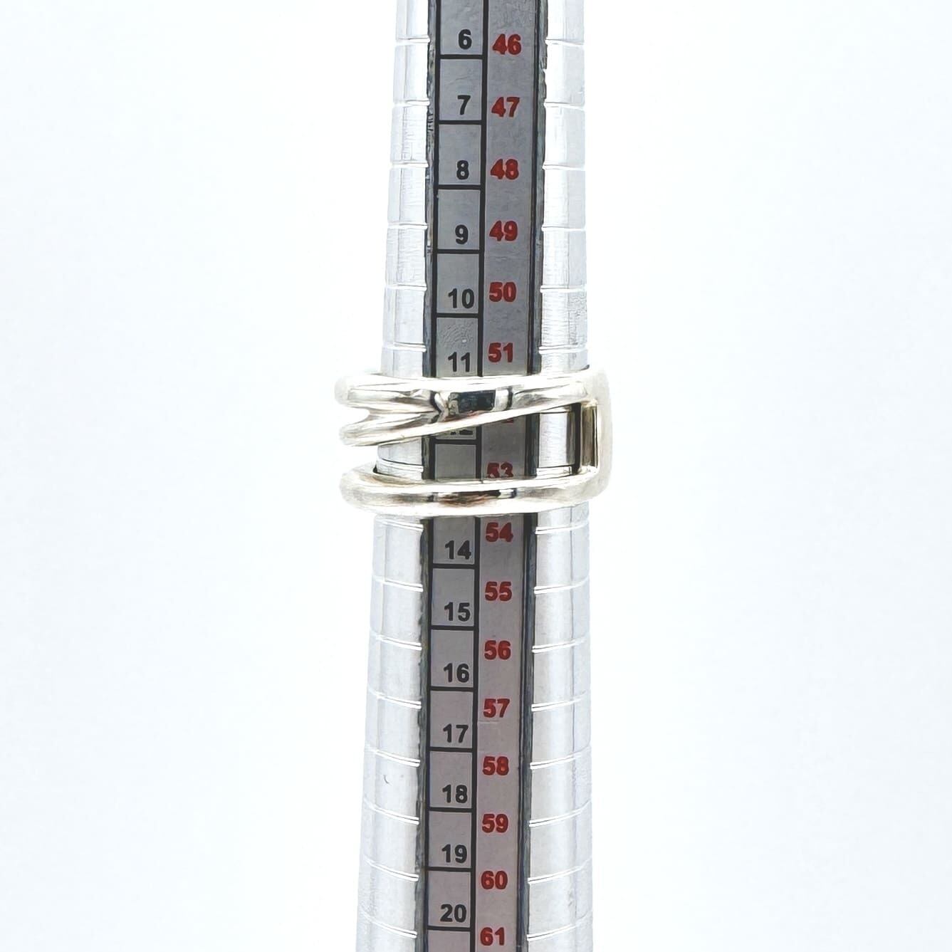 TIFFANY & Co. ティファニー オープンダイアゴナル リング SV925 12~13 TIFFANY & Co. ティファニー オープンダイアゴナル リング SV925 12~13