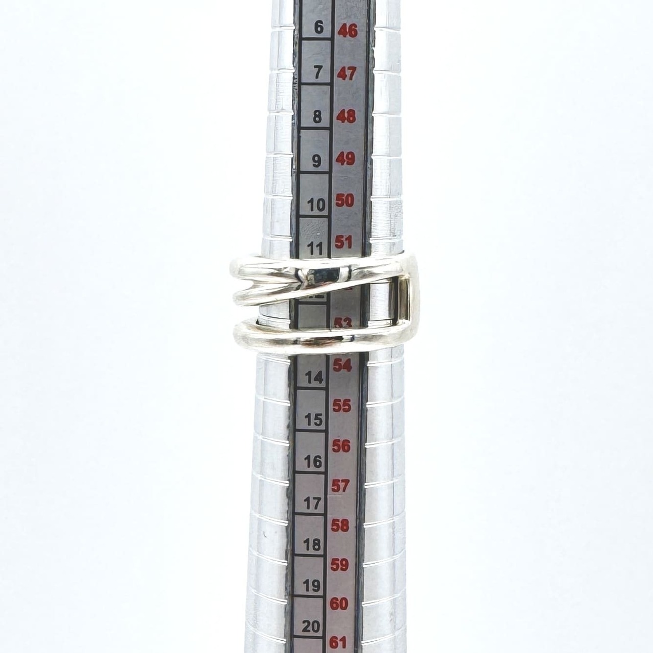 TIFFANY & Co. ティファニー オープンダイアゴナル リング SV925 12~13号 9.5g シルバー