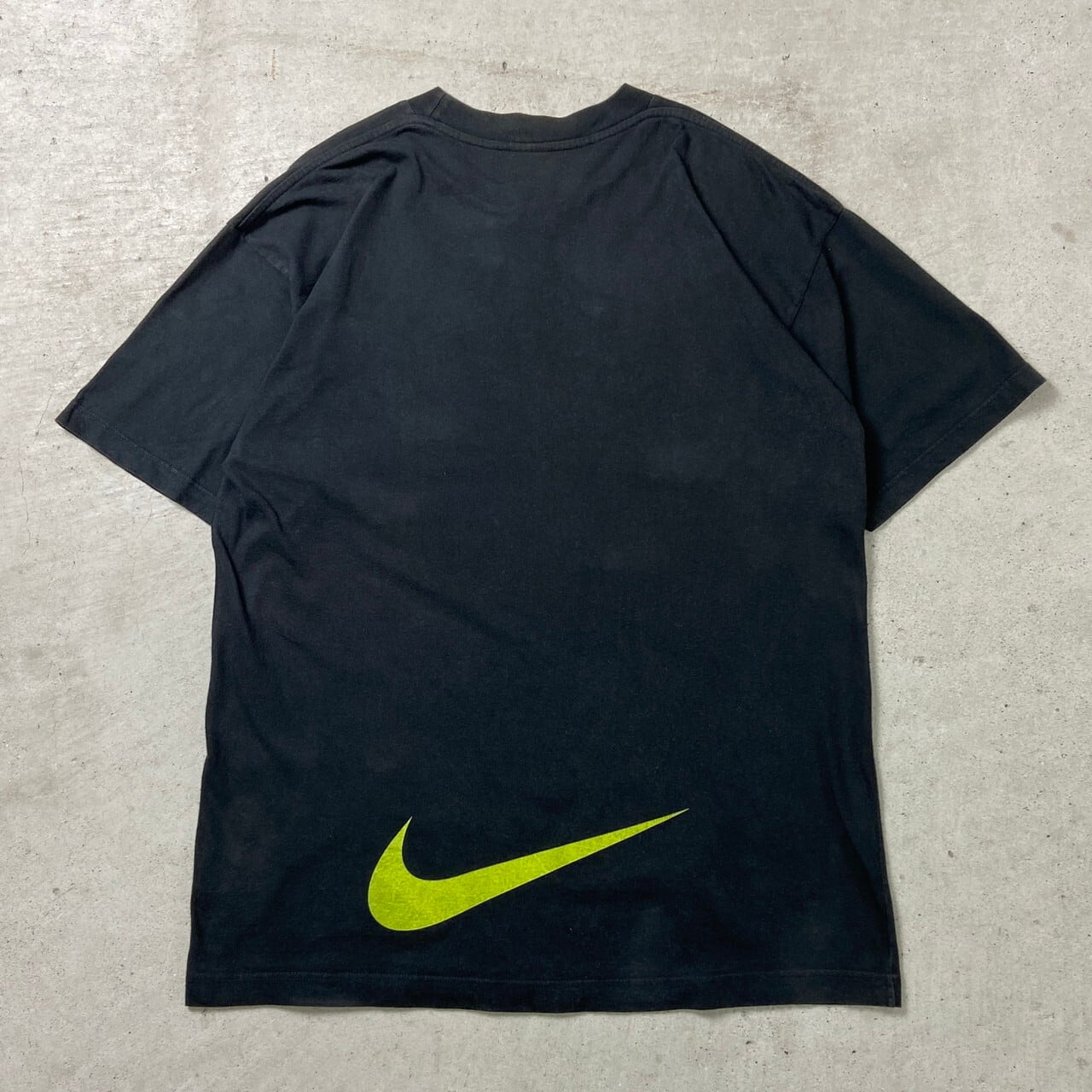 90年代 NIKE ナイキ スウォッシュ プリント Tシャツ メンズXL相当 古着 