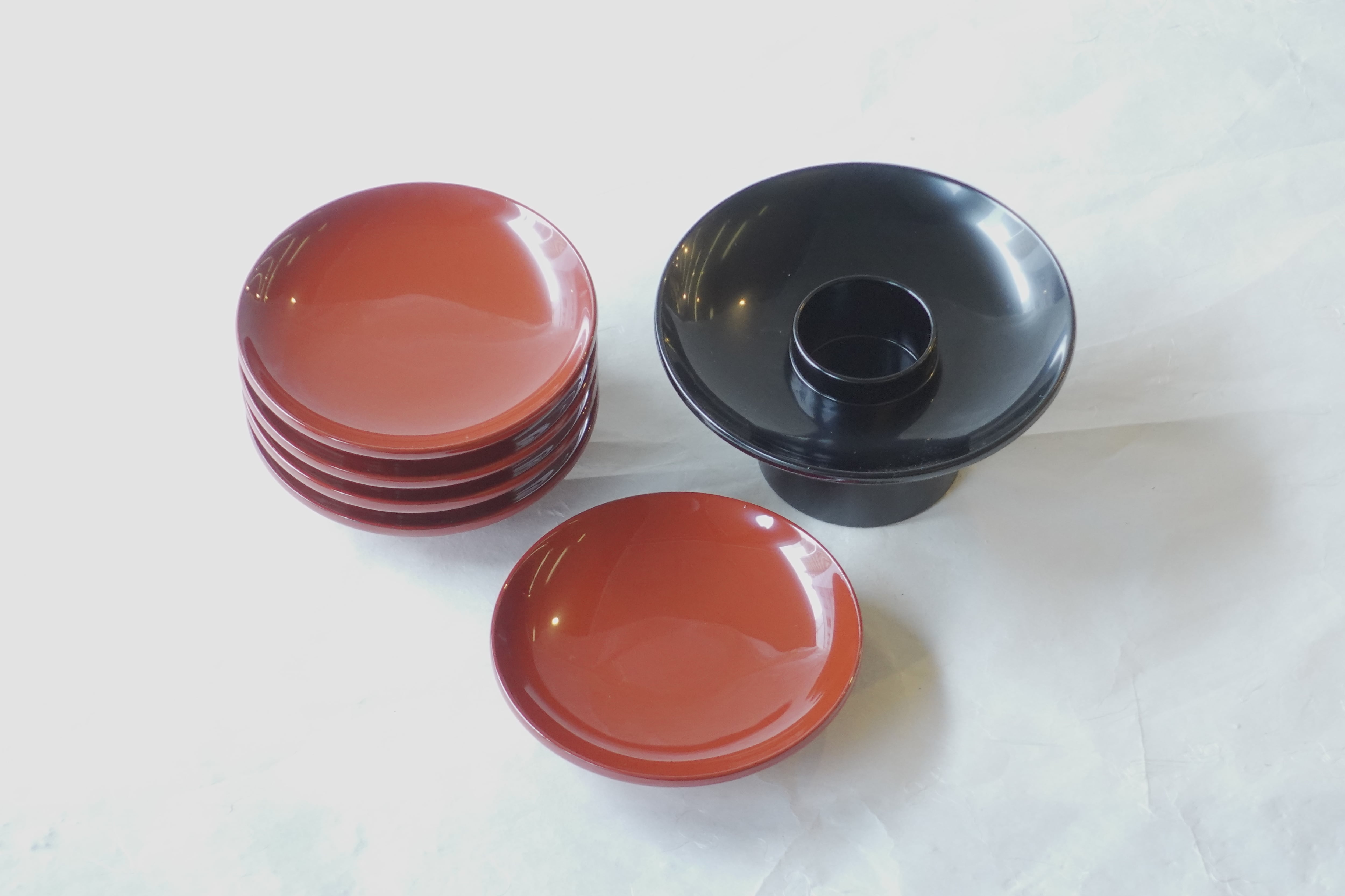 越前塗 会席膳 天然木漆手塗り 5客