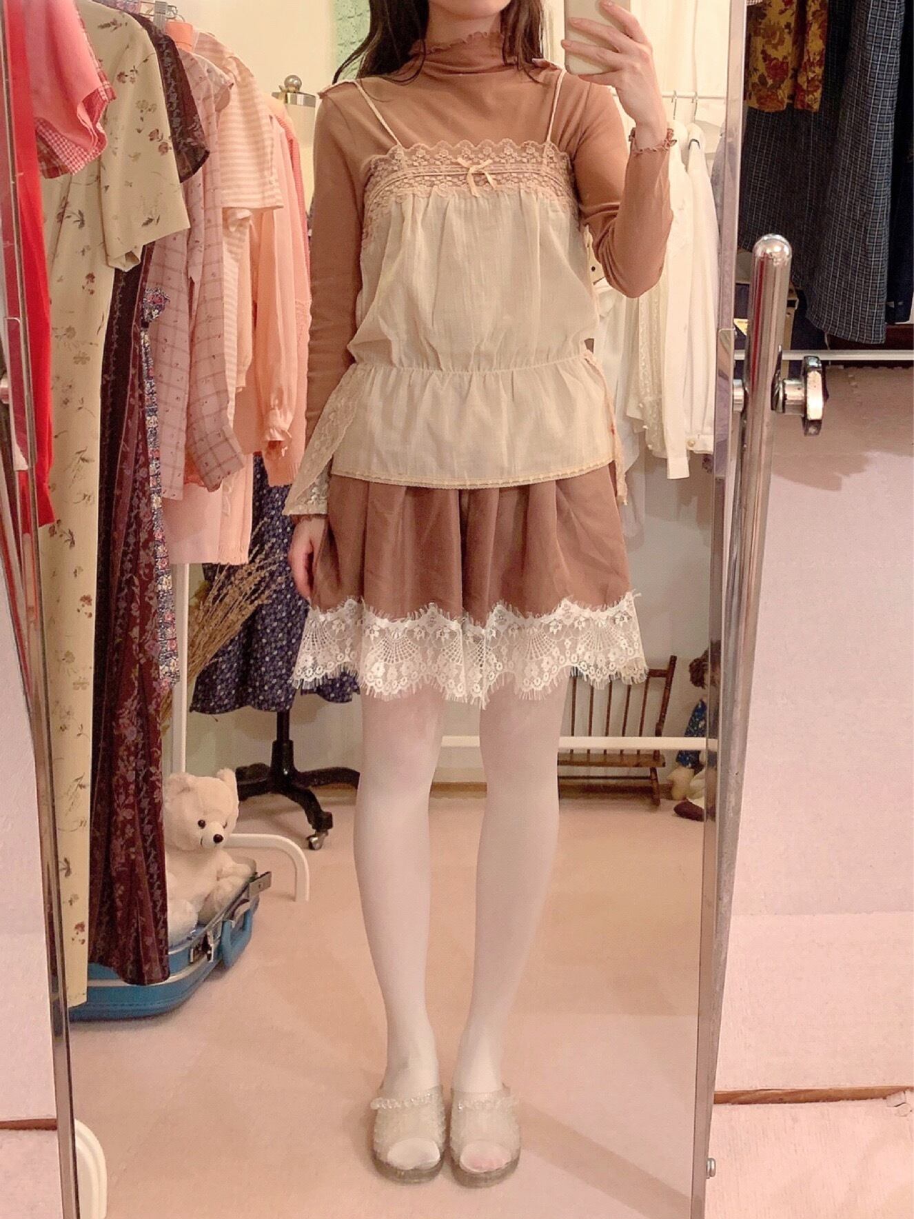 remake : sensitive skin epaulette camisole