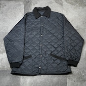 black quilting jacket
