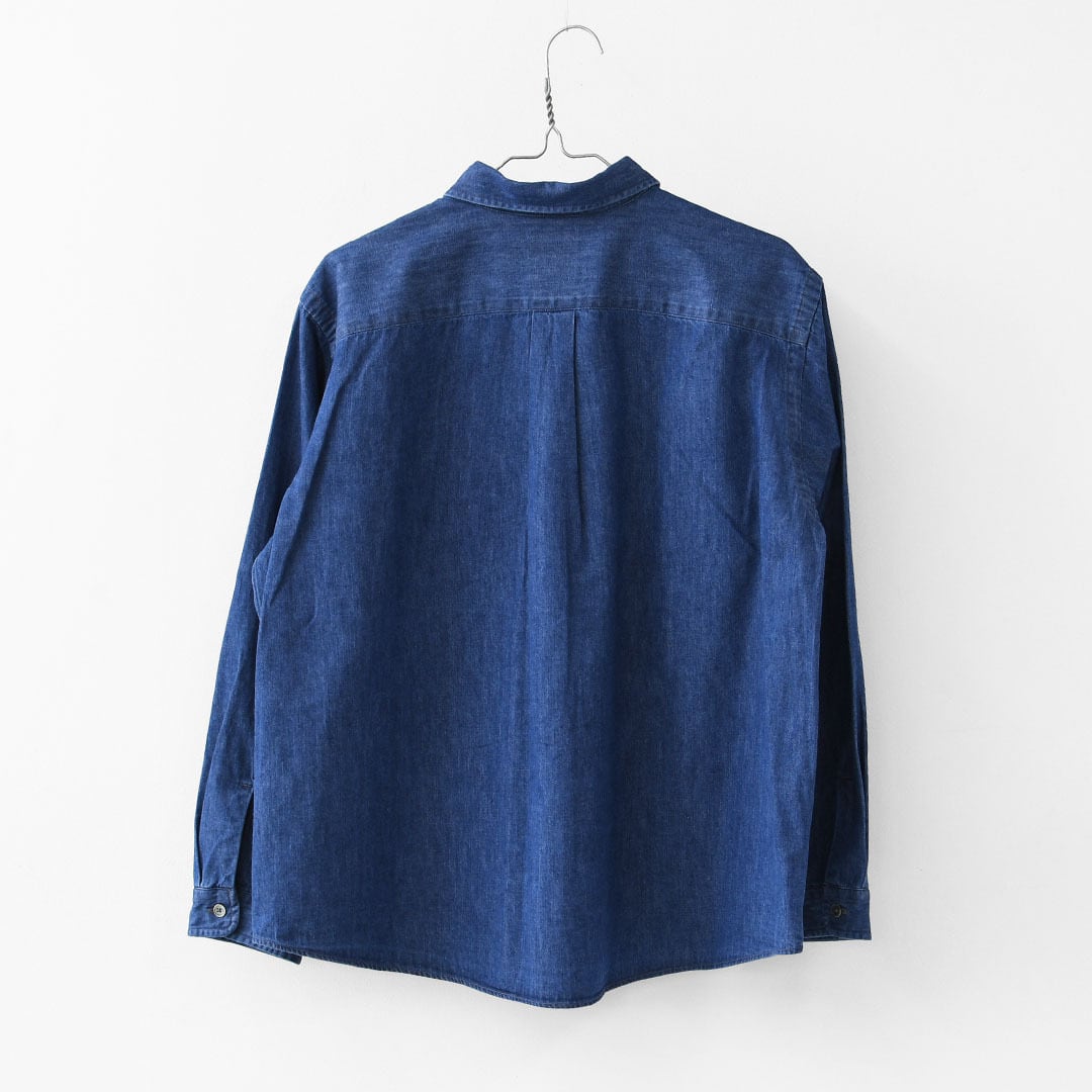 DANTON [ダントン] W Denim Dungaree Classic Collar Shirt [DT