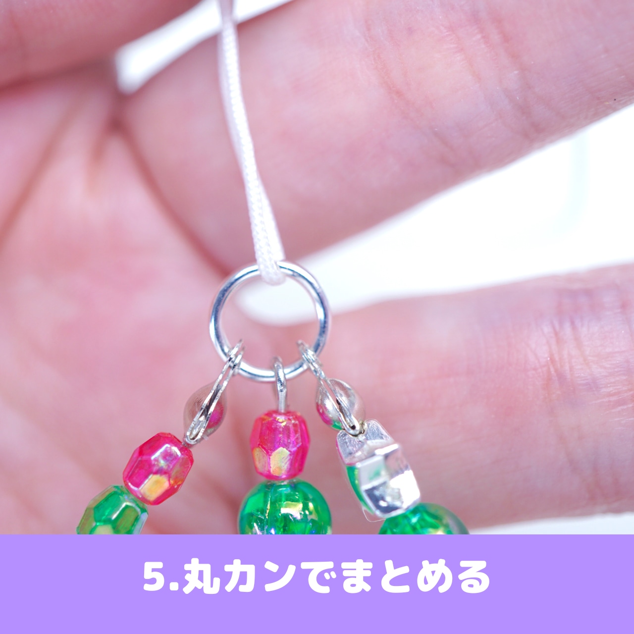 #L045【キット】クリスマス ビーズ オーナメント【2個分】