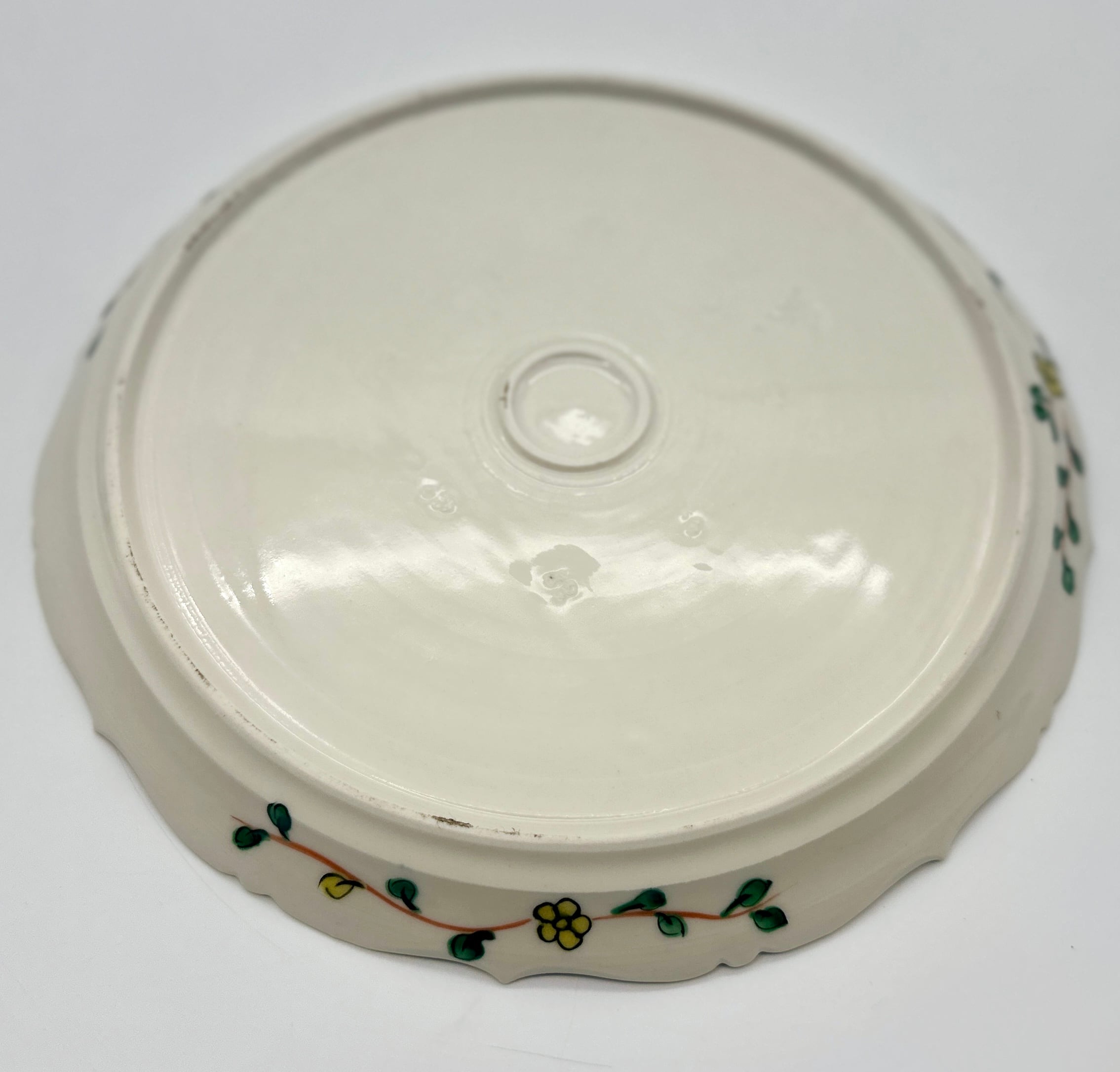 宮田竜司 呉須 赤絵 (魚絵柄) 稜花皿 (大) | pomod'adamo (ポモダダモ)