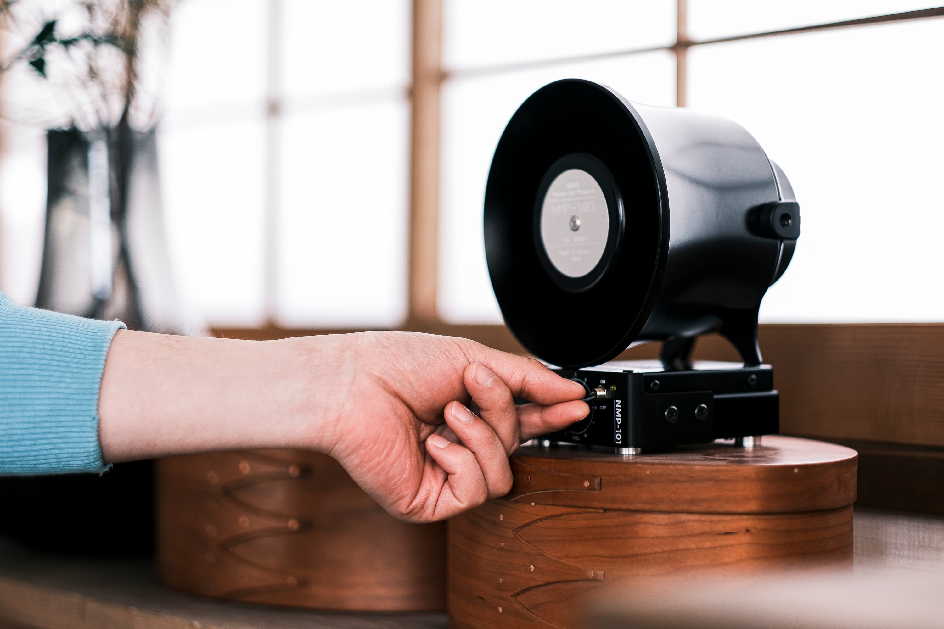 made in OSAKA ノボル電機製作所 アンプ (NMP-101B) & スピーカー (NMP