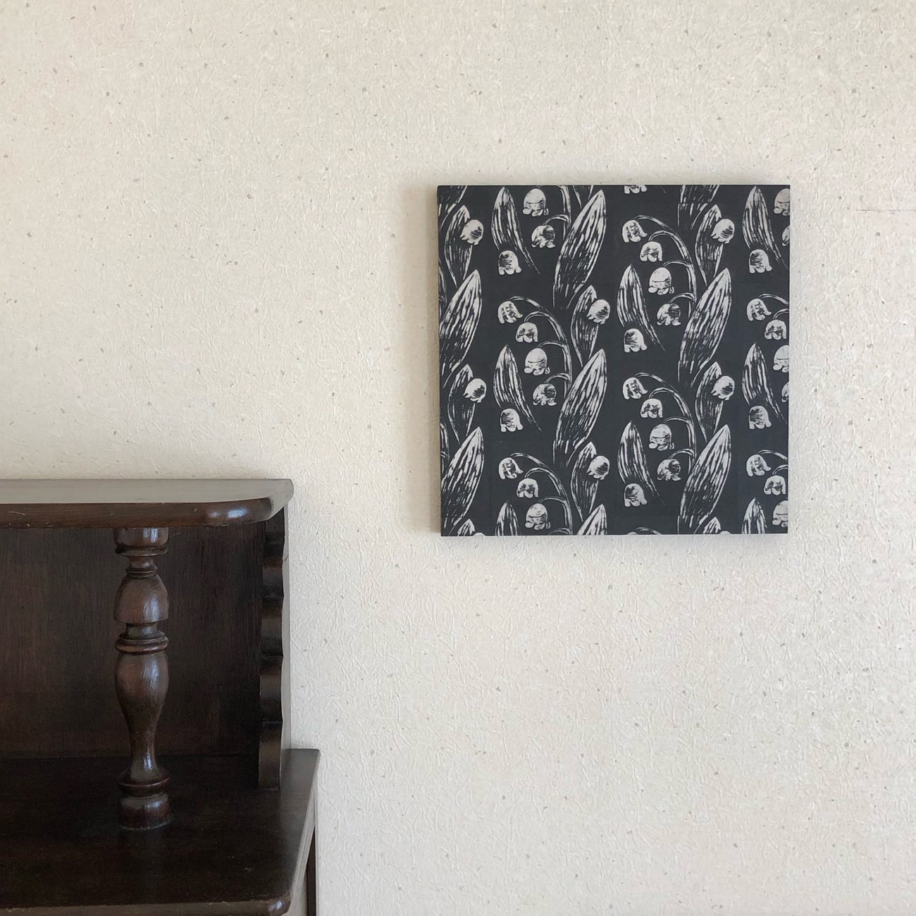 すずらん（S4サイズ） | ba-ba Woodcut print