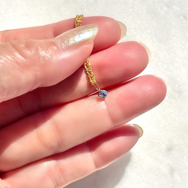 【超美石】サファイア　　18金　ペンダントトップ　1017